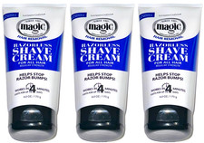 Magic Hair Removal Razorless Shave Cream, Regular Strength, 6oz -Pack of 3