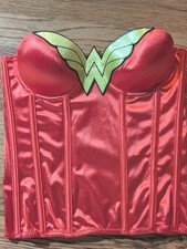 DC Comics Wonder Woman Corset Size XS Justice League Adult Rubie's Costume