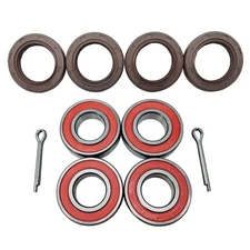 Front Wheel Hub Bearings Seals Kit For Honda Rancher 350 TRX350TE/TM 2000-2006