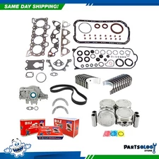 DNJ EK294M Master Engine Rebuild Kit For 88-91 Honda Civic CRX 1.6L L4 SOHC 16v