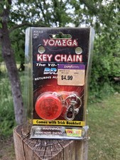 Vintage Yomega Pocket Yo Yo KeyChain Saber Fireball Red 90s Fun 4 All Classic OG