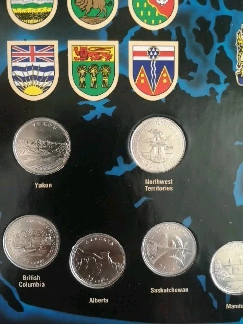 1992 CANADIAN 125TH ANNIVERSARY COIN SET Coins Quarters/Loony - Image 3 of 4