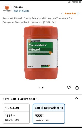 Consolideck Ls Guard Concrete Sealer