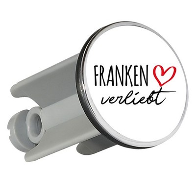 Waschbeckenstöpsel Franken verliebt Geschenkidee Franken Geschenk Präsent Mitbri