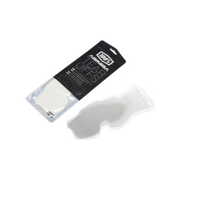 100% Standard Tear-Offs for Armega Googles - 20pk. Motorcycle 59056-00001