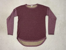 Smartwool Sweater Womens Medium Purple Wool Blend Long Sleeve Baselayer Outdoors