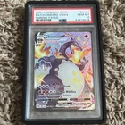 Charizard VMAX Shiny Holo Rare PSA 10 with black graded guard