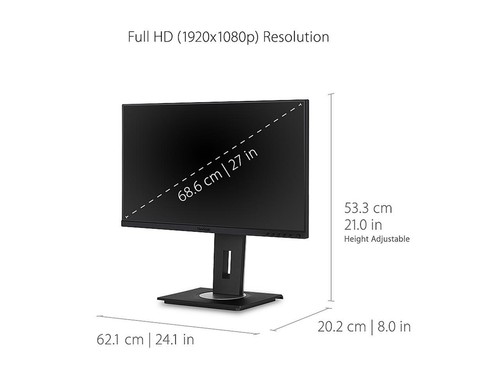 ViewSonic VG2755 27 Inch IPS 1080p Monitor with USB C 3.1, HDMI, DisplayPort, - Picture 4 of 5