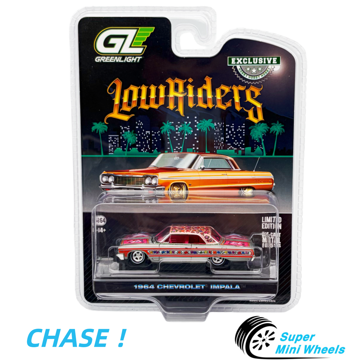 greenlight Impala LowRider チェイス CHASE ！Greenlight 1:64 California Lowriders 1964 Chevrolet Impala