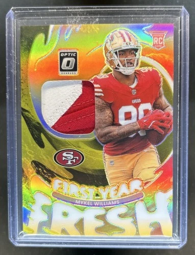 2025 Donruss Optic Mykel Williams Neon Yellow (RAW)