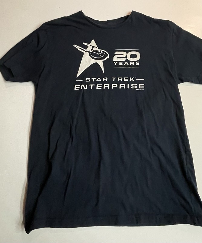 Star Trek Enterprise 20 Years Shirt Medium