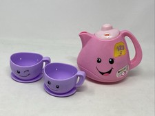 Fisher Price Laugh and Learn Talking Teapot Set Tea for Two Smart Stages Working