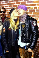 PAMELA ANDERSON, BRETT MICHAELS, LOVE RIDE II FOR MDA, 1994, 35mm Slide