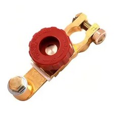 Heavy Duty 12V 125A Battery Disconnect Switch with Brass Quick Release Knob, Uni