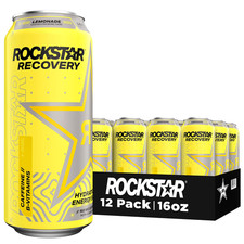 Rockstar Recovery Lemonade 12 Pack Hard To Find Limited Case
