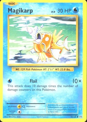 Magikarp XY - Evolutions 33/108 MP - Pokemon TCG