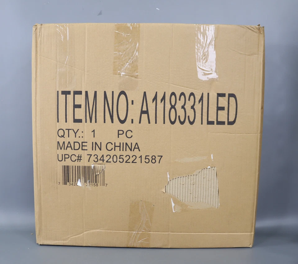 Кашемировый искусственный рождественский венок Vickerman 30 с теплыми белыми светодиодами - Изображение 4 из 4