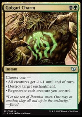 Golgari Charm - LP U : Commander 2015