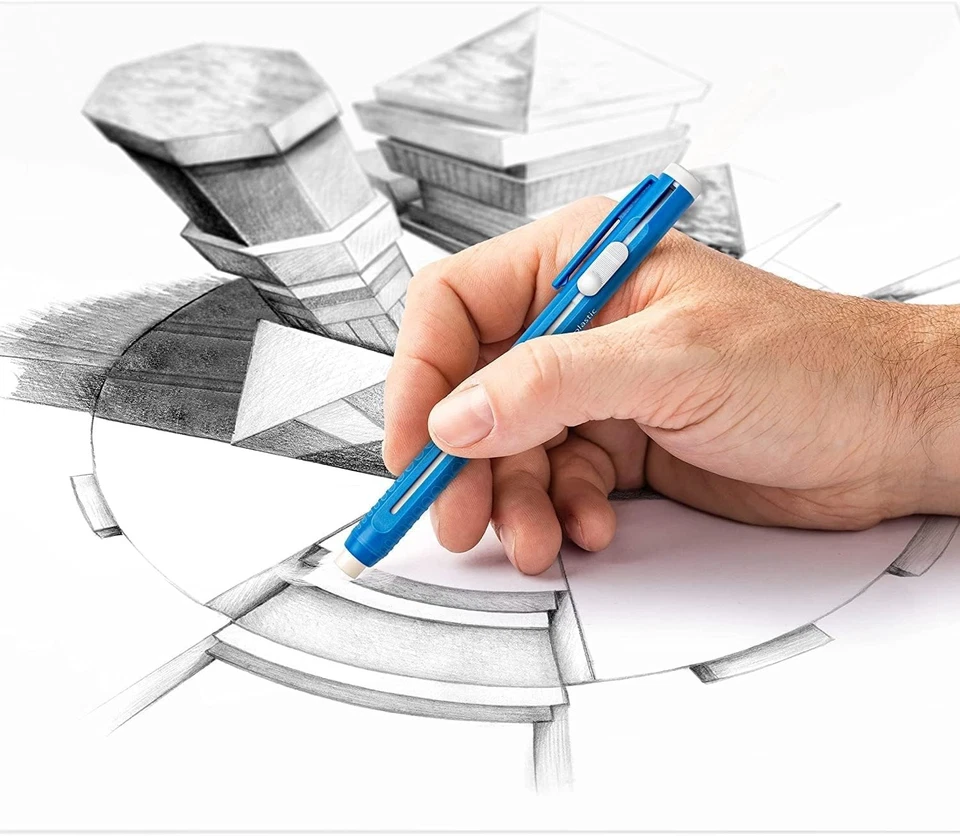 10 x Staedtler Mars пластиковый резиновый ластик держатель заправки 528 55 - Изображение 4 из 4