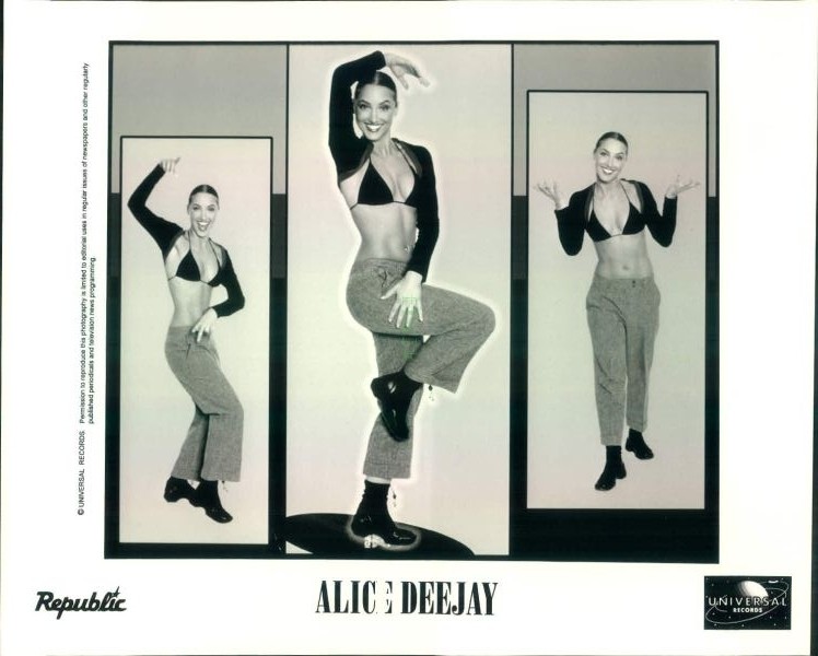 Press Photo: ALICE DEEJAY 8x10 B&W