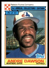 Andre Dawson 1984 Topps Cereal Series #6 Expos MLB READ FREE SHIP AutographDen