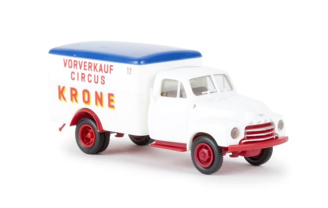 Brekina Opel Blitz Koffer Circus Krone Vorverkauf 35336 | eBay