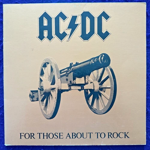 Masterdisk ~ AC/DC For Those About To Rock '81 ATLANTIC SD-11111 Embossed TESTED