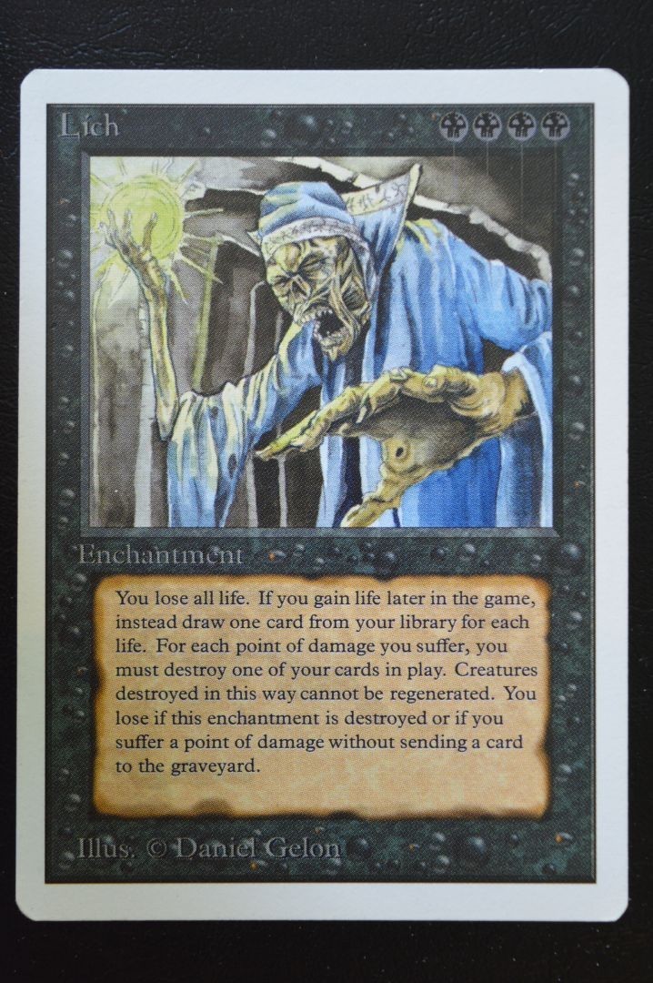 Magic MTG Lich EN MP Unlimited Edition