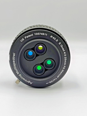  Quad Multispectral Agricultural Lens E Quad 4/3 25mm F6  Manual 1ml/3ft