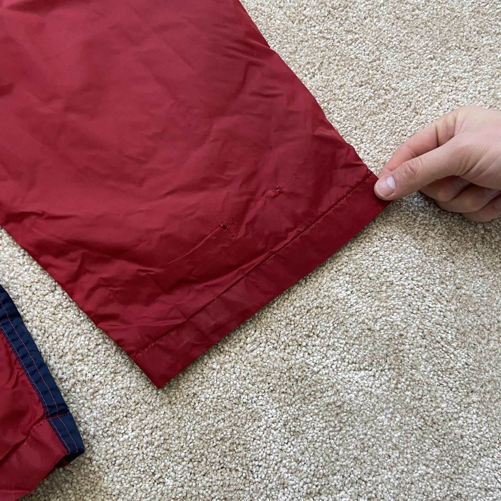 Vintage Y2K Red Tommy Hilfiger Jeans Straight Leg Sweatpants Size Men's Medium thumbnail 6