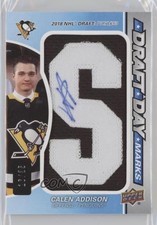 2021 SP Game Used Draft Day Marks Rookies 16/35 Calen Addison #DDM-CA Auto 0s7w