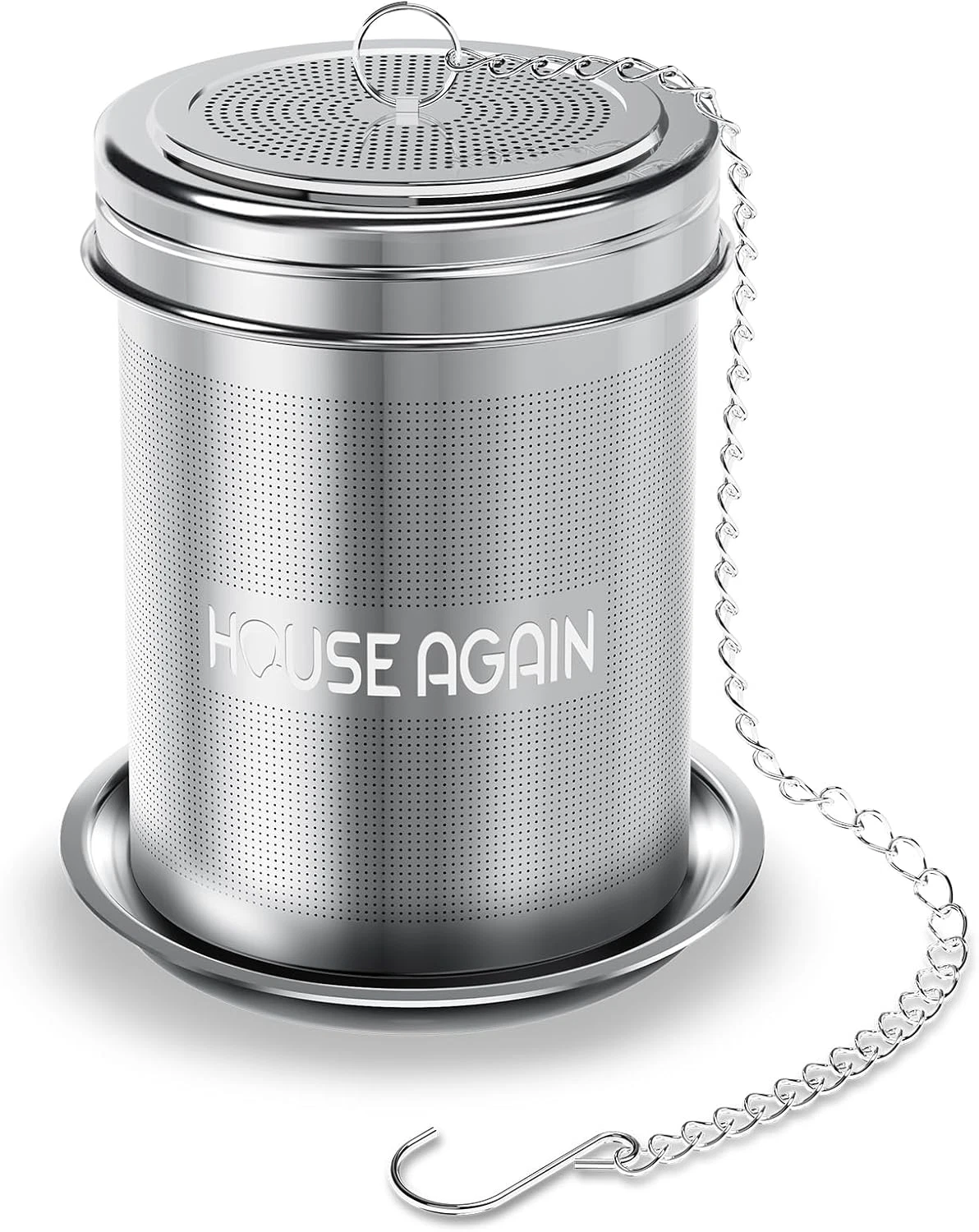 House Again Large Tea Infuser, Extra Fine Mesh Tea Strainers for Loose Tea, 18/8