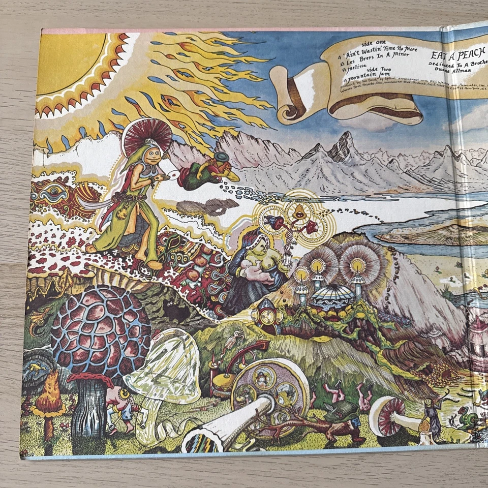 The Allman Brothers Band Eat a Peach Original 1972 Capricorn Records 2CP-0102 Foto 3 de 4