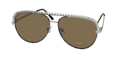 NEW BEBE BBOP1033 SUNGLASSES FULL-RIM WOMENS METAL & PLASTIC PILOT 0-0-0 718
