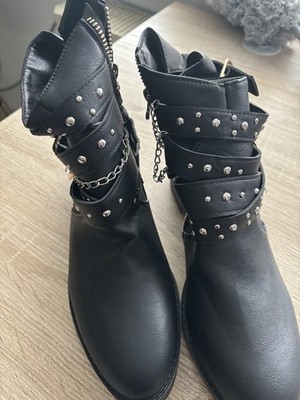 Damen Stiefeletten, Marke, Schwarz