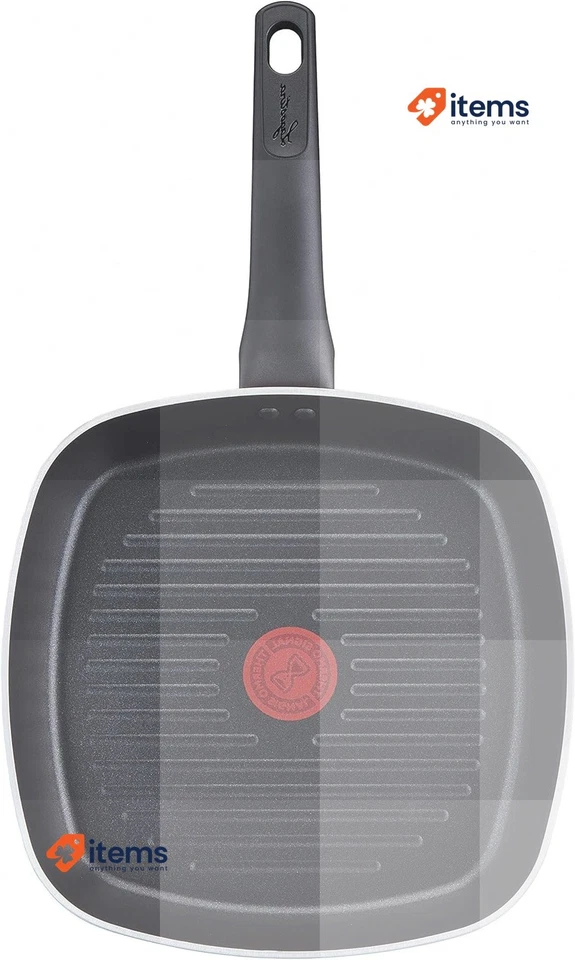 Griglia In Alluminio Antiaderente Lagostina 26 X Cm, Induzione, Gas E Forno - Immagine 3 di 4