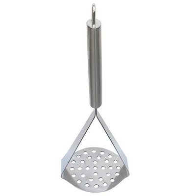 @ Stainless Steel Potato Masher Vegetable Crusher 9.5 Inches Q649 M438
