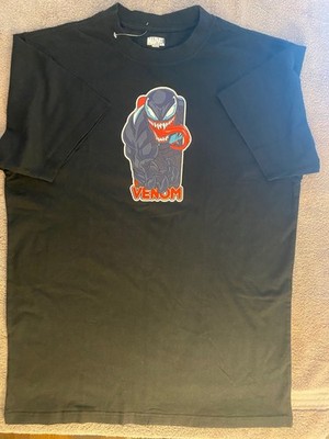 Box Lunch Spiderman x Venom Graphic Tee Style Size Large Black NWOT