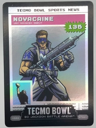 Bo Jackson Battle Arena Tecmo Bowl Novacaine Steel Tecmo Sports News 135 power