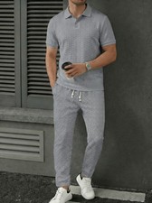 Mens Sweatsuits 2 Piece Sport Tracksuit Jogger Sweat Suits Jogging Outfits