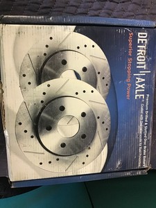 FRONT DRILLED /& SLOTTED BRAKE ROTORS For Hyundai Elantra Veloster Kia Soul