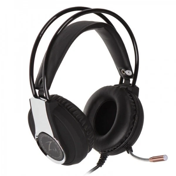 Auriculares para juegos de PC Zalman ZM-HPS500, micrófono, negro, controladores de 40 mm, conector de 3,5 mm Foto 3 de 3