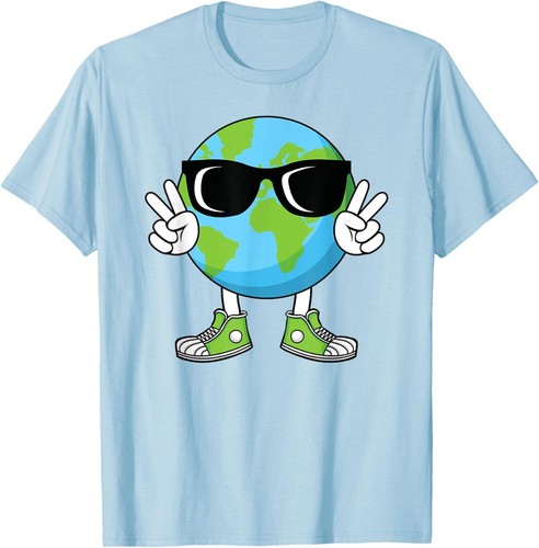 Funny Earth Day Planet Peace Hand Boys Girls Kids Toddlers T-Shirt Hoodie - Picture 9 of 18
