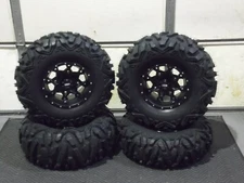 OUTLANDER 800 R 27" QUADKING ATV TIRE & ITP HURRICANE WHEEL KIT CAN1CA BIGGHORN