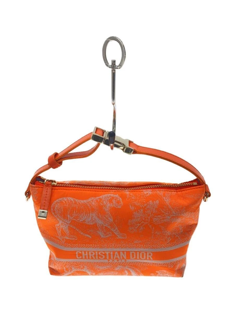 Pochette Christian Dior DiorTravel Nomade Nylon Orange 50 MA 0252 Occasion