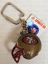 NFL San Francisco 49ers Lil Sports Brat Keychain, NEW (Helmet)