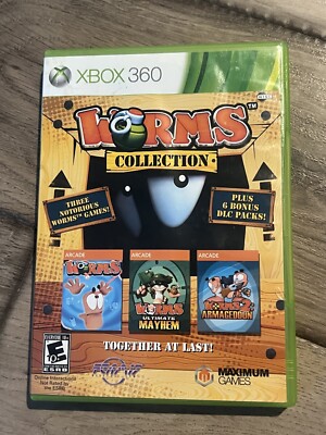 Worms Collection (Microsoft Xbox 360, 2013) CIB