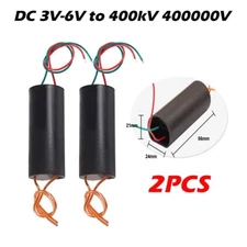 2Pcs DC 3v-6v to 400kV 400000V Boost Step-up Power Module High-voltage Generator