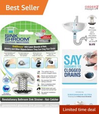 Eco-Friendly Bathroom Sink Drain Protector - Patented Anti-Clogging Innovation