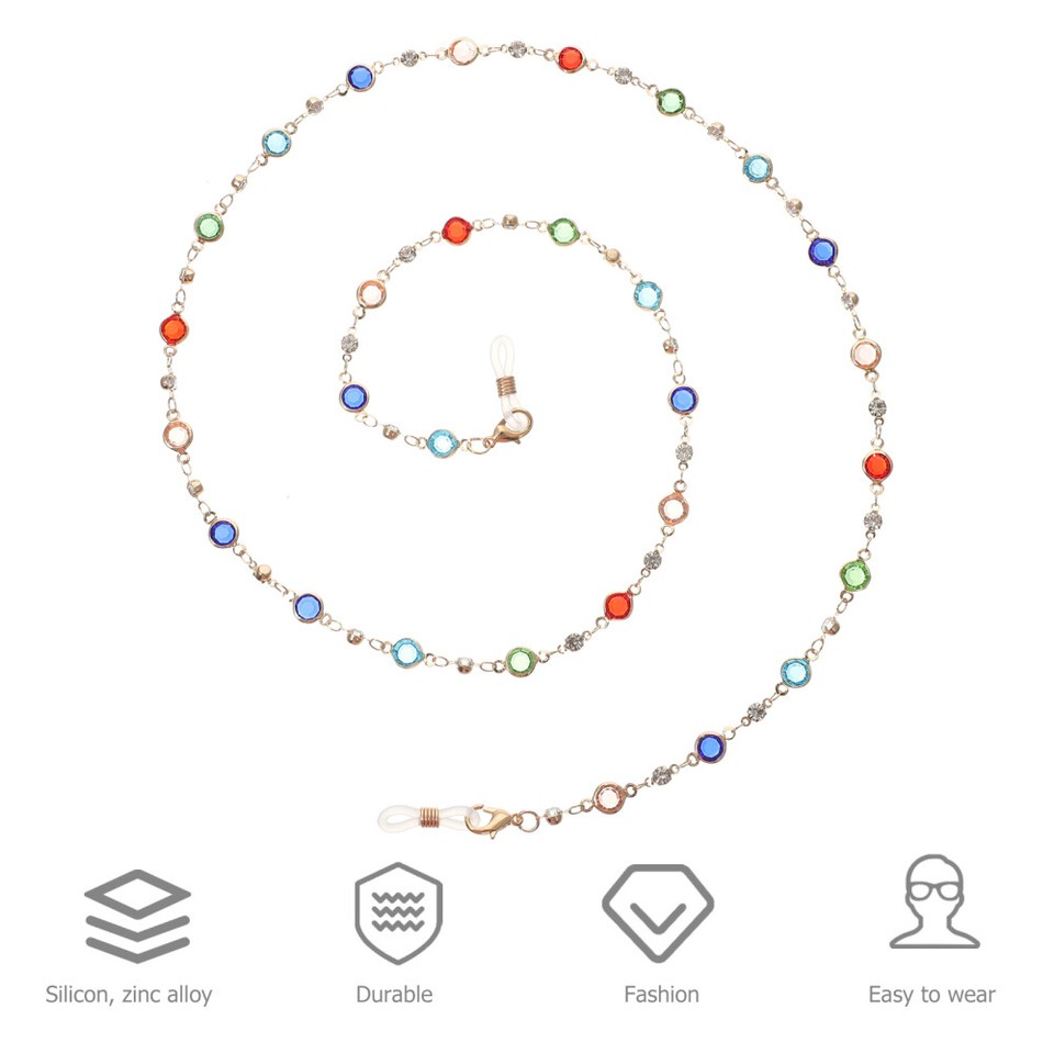 Glasses Rope Chain Eyeglass Holder Necklace Sunglasses Chain Elastic